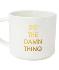 She She Boutique GIFTS 16 Oz. Stackable Ceramic Mug - Do The Damn Thing