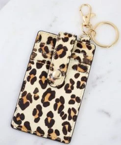 She She Boutique ACCESSORIES Wallet Keychain - Leopard