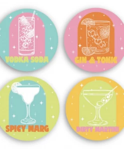 She She Boutique NEW ARRIVALS Coaster Set - Bottoms Up