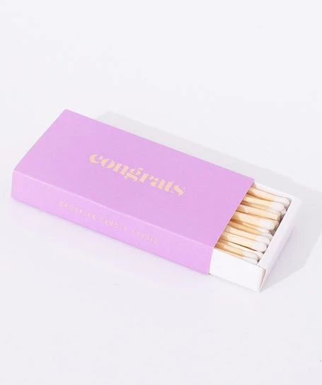 She She Boutique GIFTS Statement Matches - Congrats 3 She She Boutique GIFTS Statement Matches - Congrats