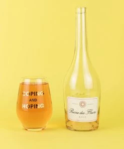 She She Boutique Stemless Wine Glass - Coping & Hoping