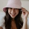 She She Boutique Corded Bucket Hat - Light Pink