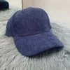 She She Boutique ACCESSORIES Corduroy Baseball Hat - Navy