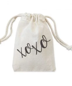 She She Boutique Canvas Drawstring Pouch - Eyelashes