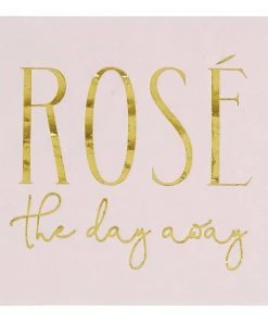 She She Boutique Cocktail Napkins - Rose The Day Away