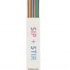 She She Boutique Cocktail Stainless Steel Straw Set - Iridescent