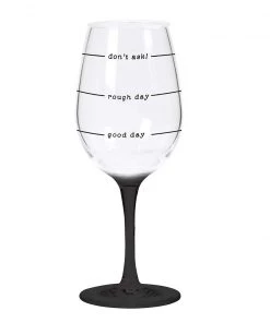 She She Boutique GIFTS Acrylic Wine Glass - Wine O Meter