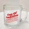 She She Boutique Cup Of Ambition Mug - Clear/Red