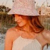 She She Boutique ACCESSORIES Daisy Bucket Hat - Vintage Pink