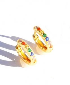 She She Boutique Cecilia Huggies - Gold/Multi