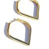 She She Boutique Cora Hoop Earrings - Gold JEWELRY