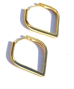 She She Boutique Cora Hoop Earrings - Gold JEWELRY