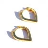 She She Boutique Cora Huggie Earrings - Gold