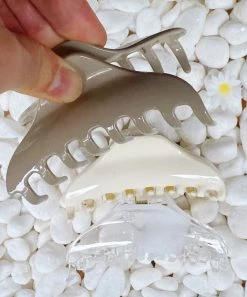 She She Boutique ACCESSORIES Set Of 3 Hair Claw Clips - Neutral Palette