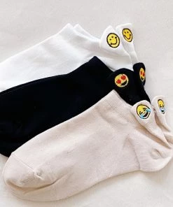 She She Boutique Set Of 3 Socks - Happiness