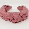 She She Boutique Embossed Headband - Pink