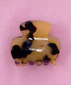 She She Boutique Mini Hair Claw - Light Tortoise ACCESSORIES