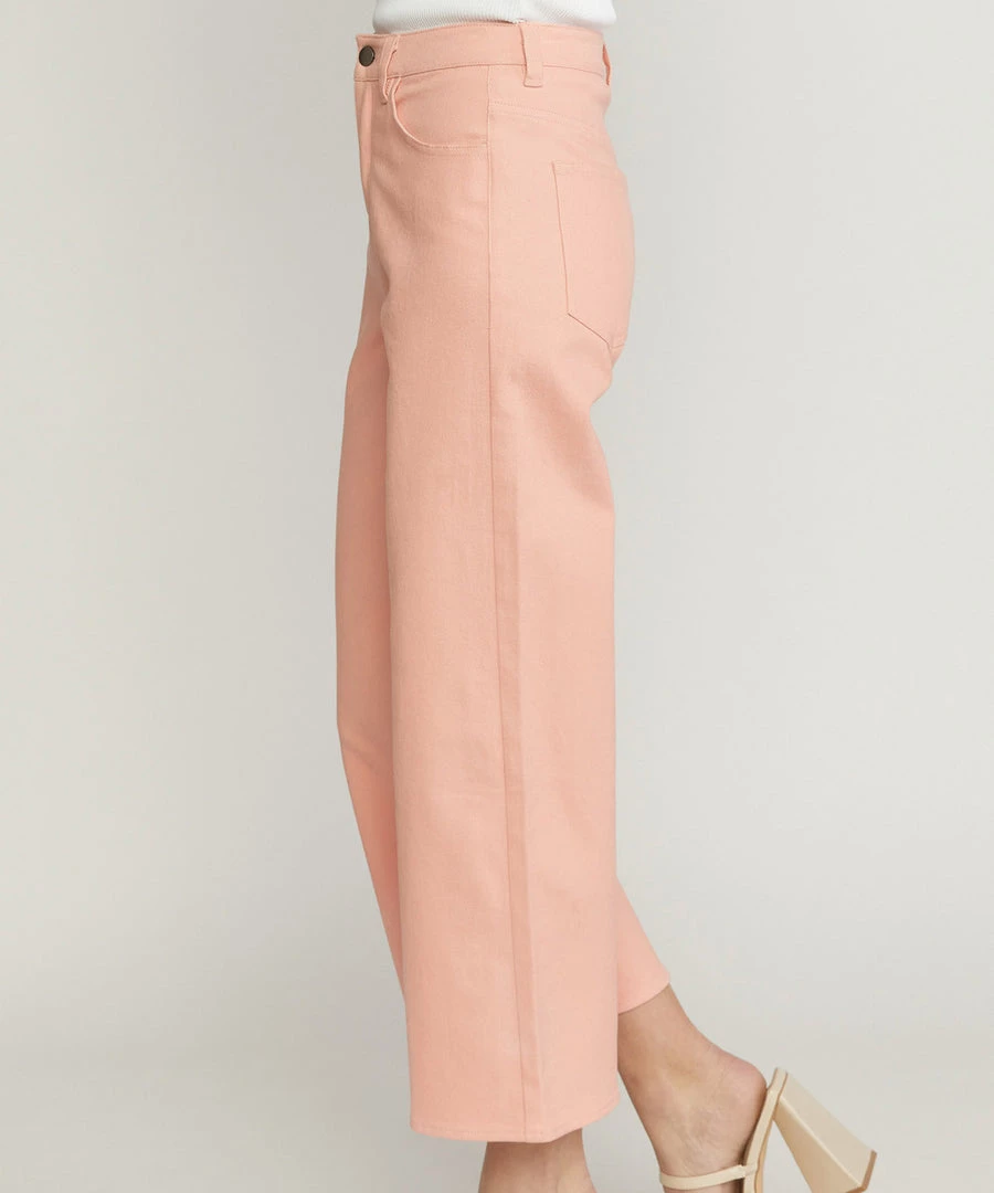She She Boutique CLOTHING High Waisted Denim Pants - Peach 4 She She Boutique CLOTHING High Waisted Denim Pants - Peach