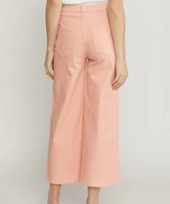 She She Boutique CLOTHING High Waisted Denim Pants - Peach 7 She She Boutique CLOTHING High Waisted Denim Pants - Peach