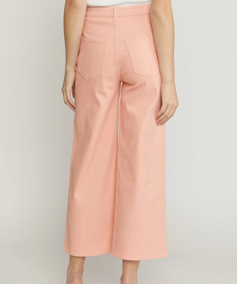 She She Boutique CLOTHING High Waisted Denim Pants - Peach 5 She She Boutique CLOTHING High Waisted Denim Pants - Peach