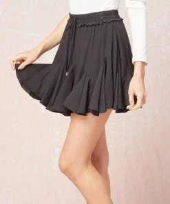 She She Boutique CLOTHING Godet Skirt- Black OR Dark Blue 14 She She Boutique CLOTHING Godet Skirt- Black OR Dark Blue
