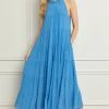 She She Boutique CLOTHING Sleeveless Tiered Dress - Cobalt Blue