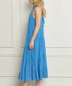 She She Boutique CLOTHING Sleeveless Tiered Dress - Cobalt Blue