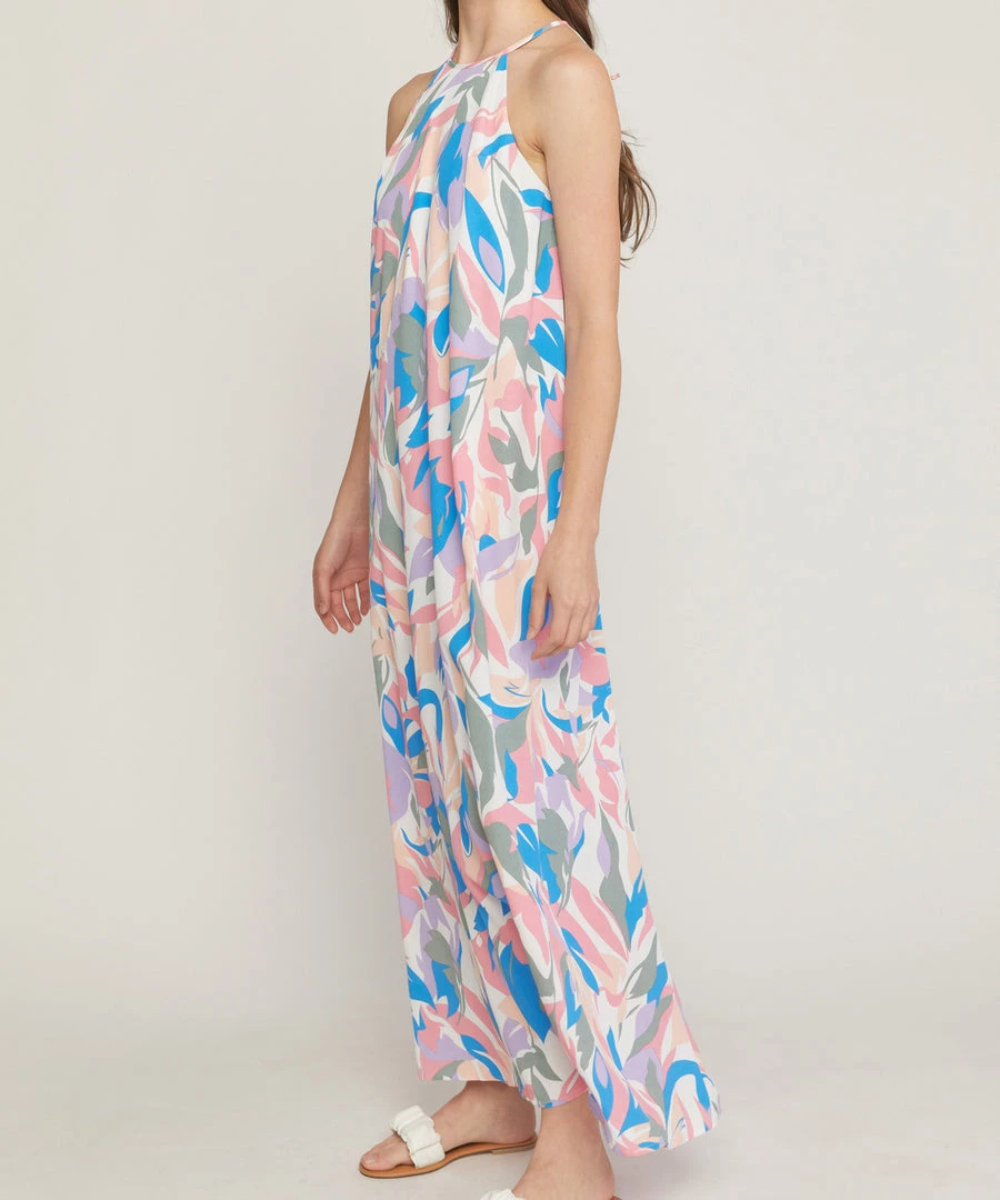 She She Boutique Halter Maxi Dress - White CLOTHING 4 She She Boutique Halter Maxi Dress - White CLOTHING