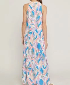 She She Boutique Halter Maxi Dress - White CLOTHING 9 She She Boutique Halter Maxi Dress - White CLOTHING