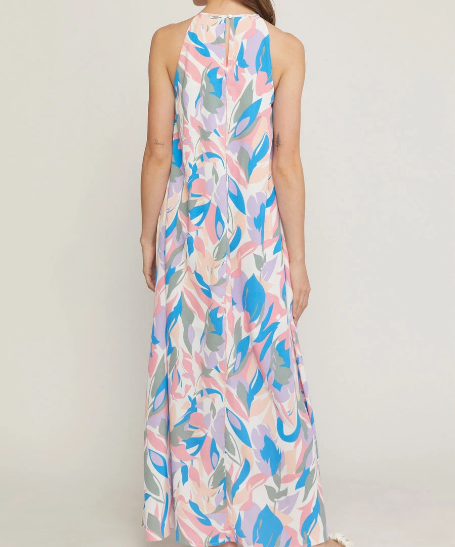 She She Boutique Halter Maxi Dress - White CLOTHING 6 She She Boutique Halter Maxi Dress - White CLOTHING