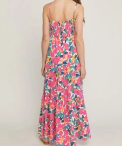 She She Boutique Floral Maxi Dress - Ivory Multi CLOTHING
