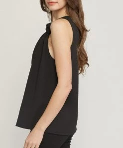 She She Boutique One Shoulder Top - Black OR Red CLOTHING