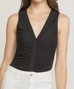 She She Boutique Sleeveless Bodysuit - Black