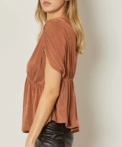 She She Boutique V-Neck Top - Black OR Spice 12 She She Boutique V-Neck Top - Black OR Spice