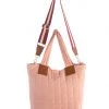She She Boutique Ezra Nylon Tote Bag - Blush