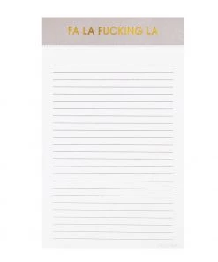 She She Boutique GIFTS Note Pad - Fa La F*cking La