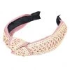 She She Boutique ACCESSORIES Rattan Woven Headband - Pink, Green OR Beige