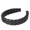 She She Boutique ACCESSORIES Skinny Braided Headband -Black OR Ivory