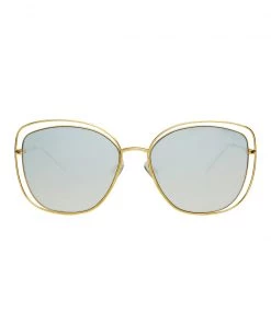 She She Boutique Freyrs Golden Girl Sunglasses - Gold/Silver