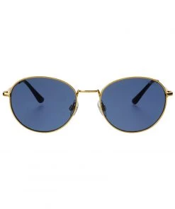 She She Boutique Freyrs Riley Round Sunglasses - Gold ACCESSORIES