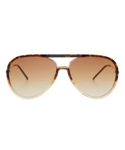 She She Boutique Freyrs Shay Avaitor Sunglasses- Tortoise ACCESSORIES