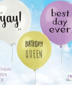 She She Boutique GIFTS Party Balloon Pack - Queen Mix