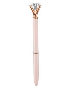 She She Boutique GIFTS Gem Pen - Gold, Pink, Polka Dot, Rose Gold, Silver, White, Stripe OR Ivory/Gold Dot