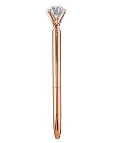 She She Boutique GIFTS Gem Pen - Gold, Pink, Polka Dot, Rose Gold, Silver, White, Stripe OR Ivory/Gold Dot