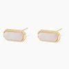 JEWELRY Gorjana Adler Bar Studs - Gold/White