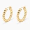 Gorjana Crew Hoop Earrings - Gold 1 Gorjana Crew Hoop Earrings - Gold