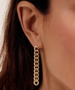 Gorjana Lou Link Drop Earrings - Gold JEWELRY