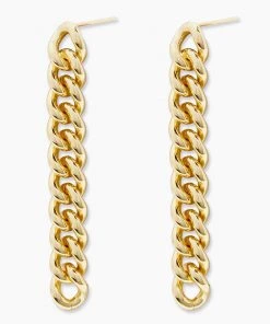 Gorjana Lou Link Drop Earrings - Gold JEWELRY