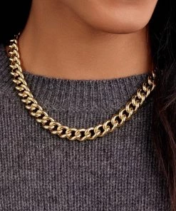 Gorjana Lou Link Necklace - Gold