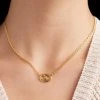 Gorjana Port Mini Necklace - Gold